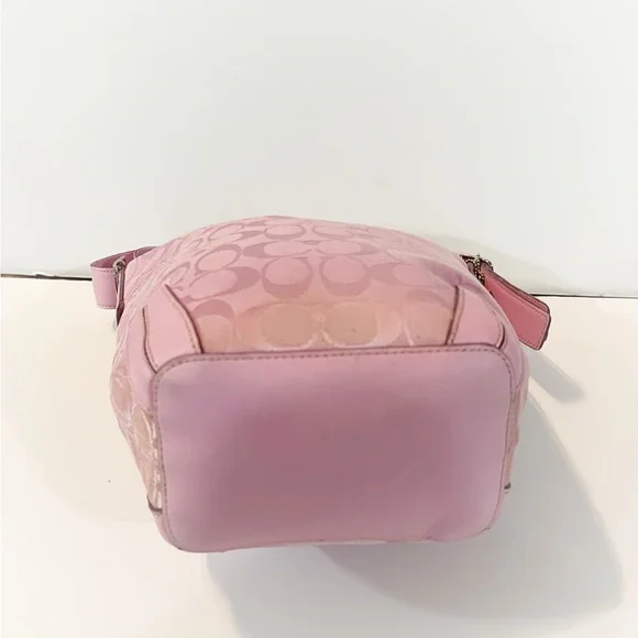 RARE PINK Vintage Coach Convertible Bucket Duffel bag - Picture 6 of 10